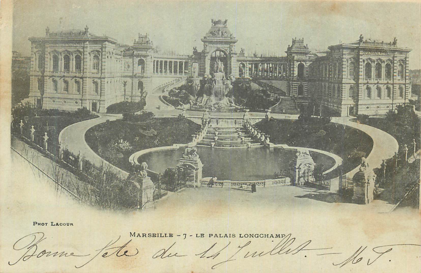 CPA Marseille Le Palais Longchamp