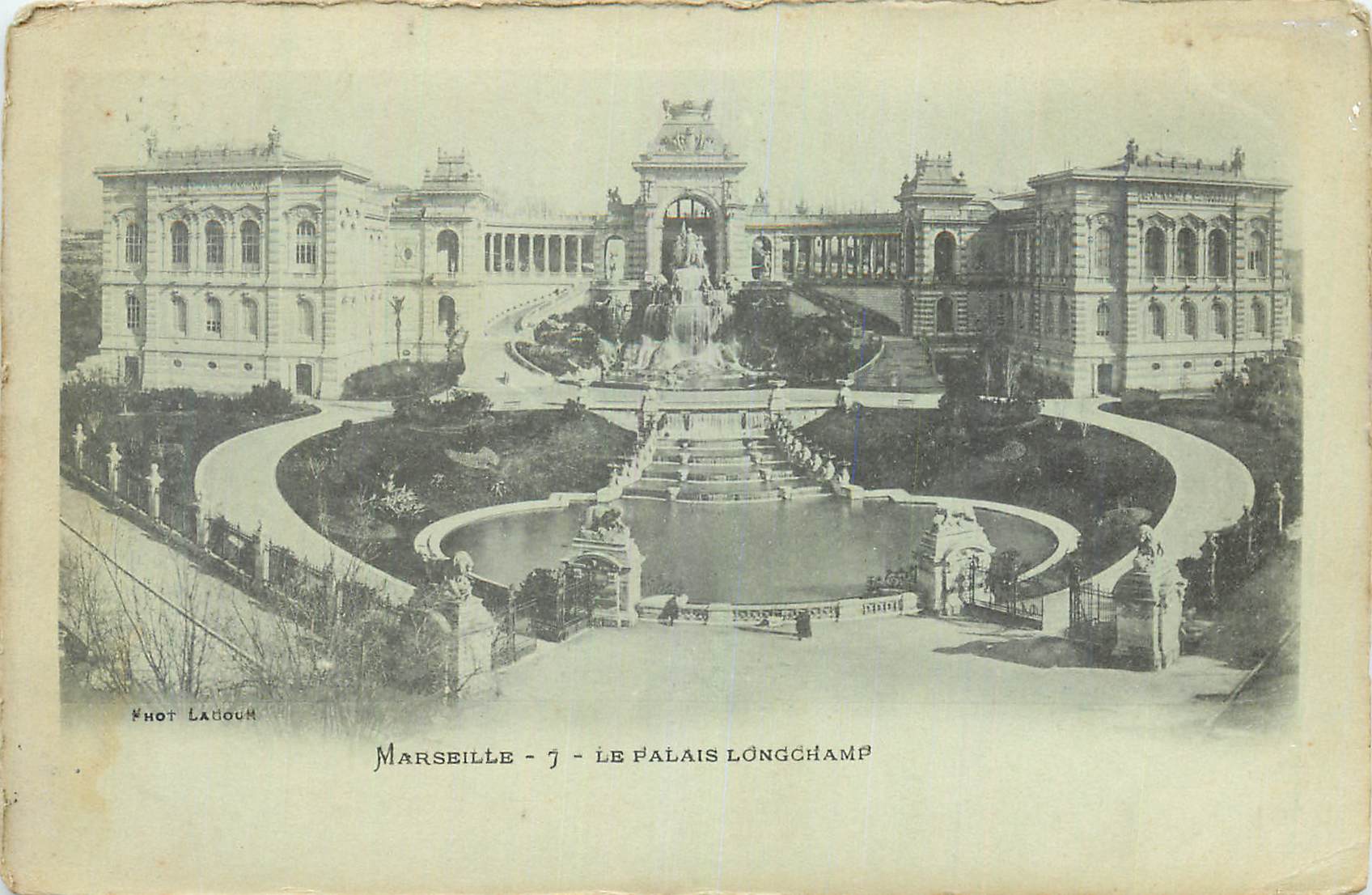 CPA Marseille Le Palais Longchamp