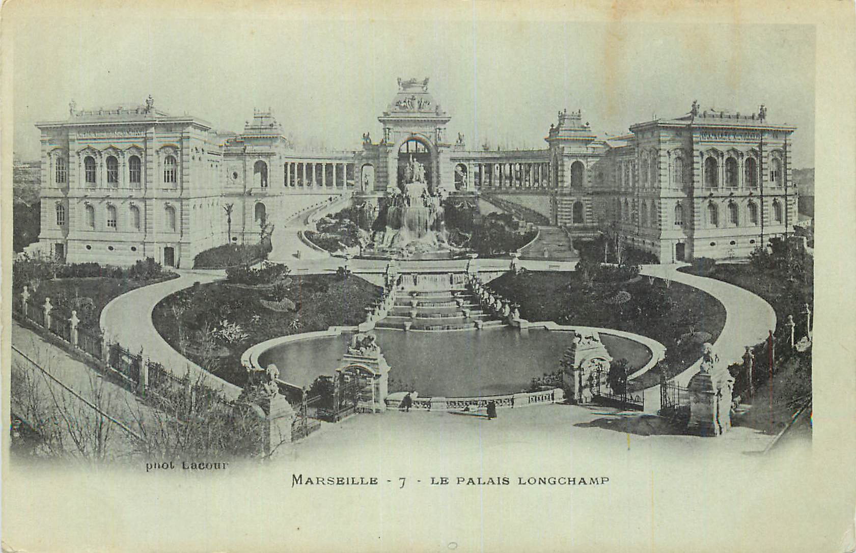 CPA Marseille Le Palais Longchamp