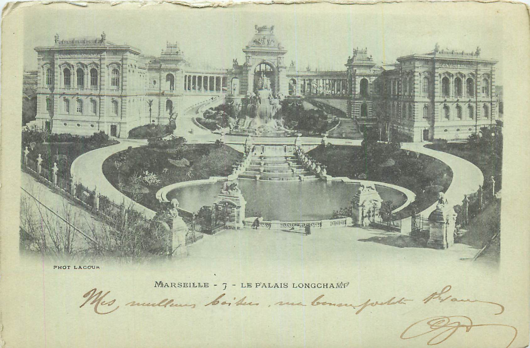 CPA Marseille Le Palais Longchamp