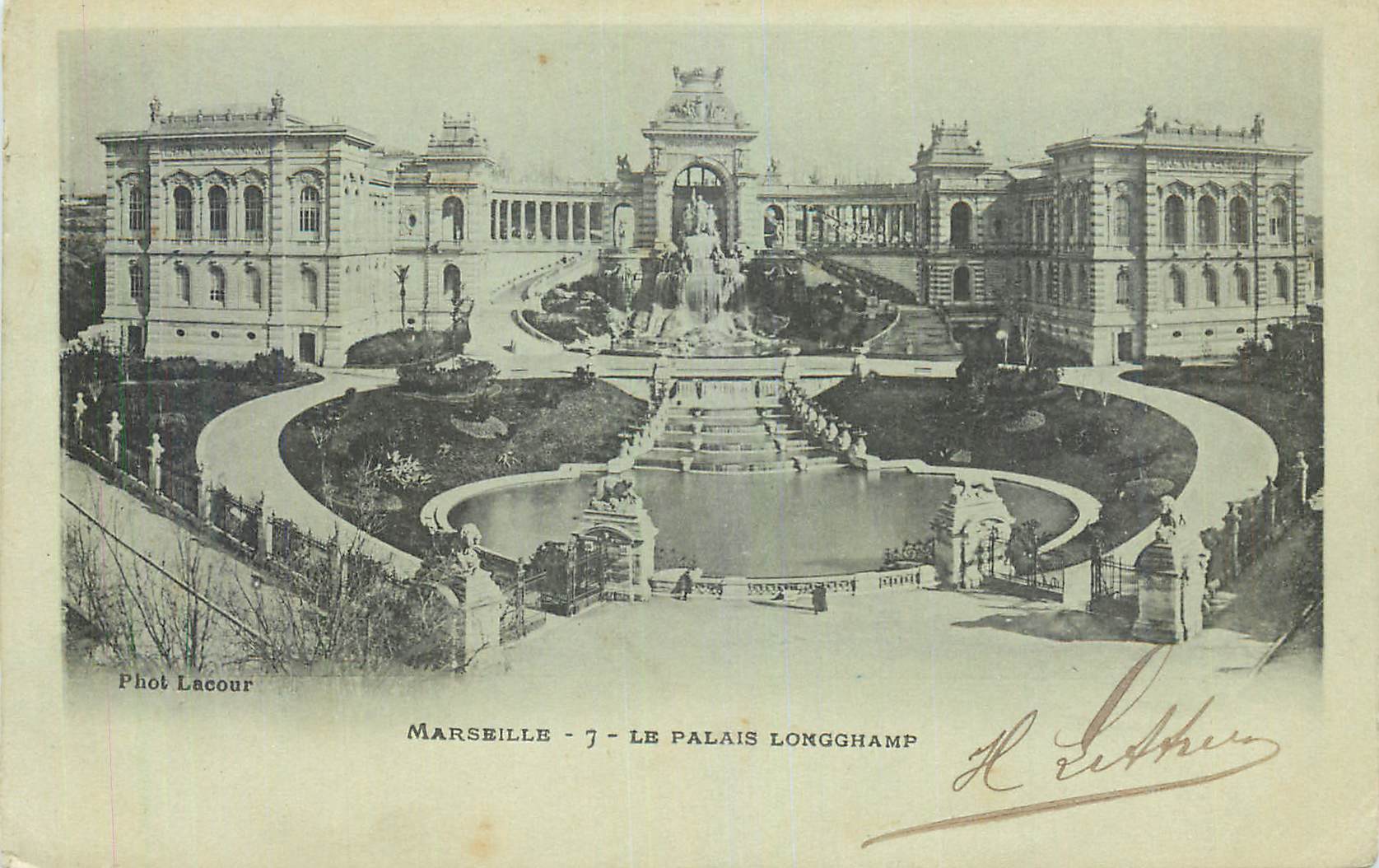 CPA Marseille Le Palais Longchamp
