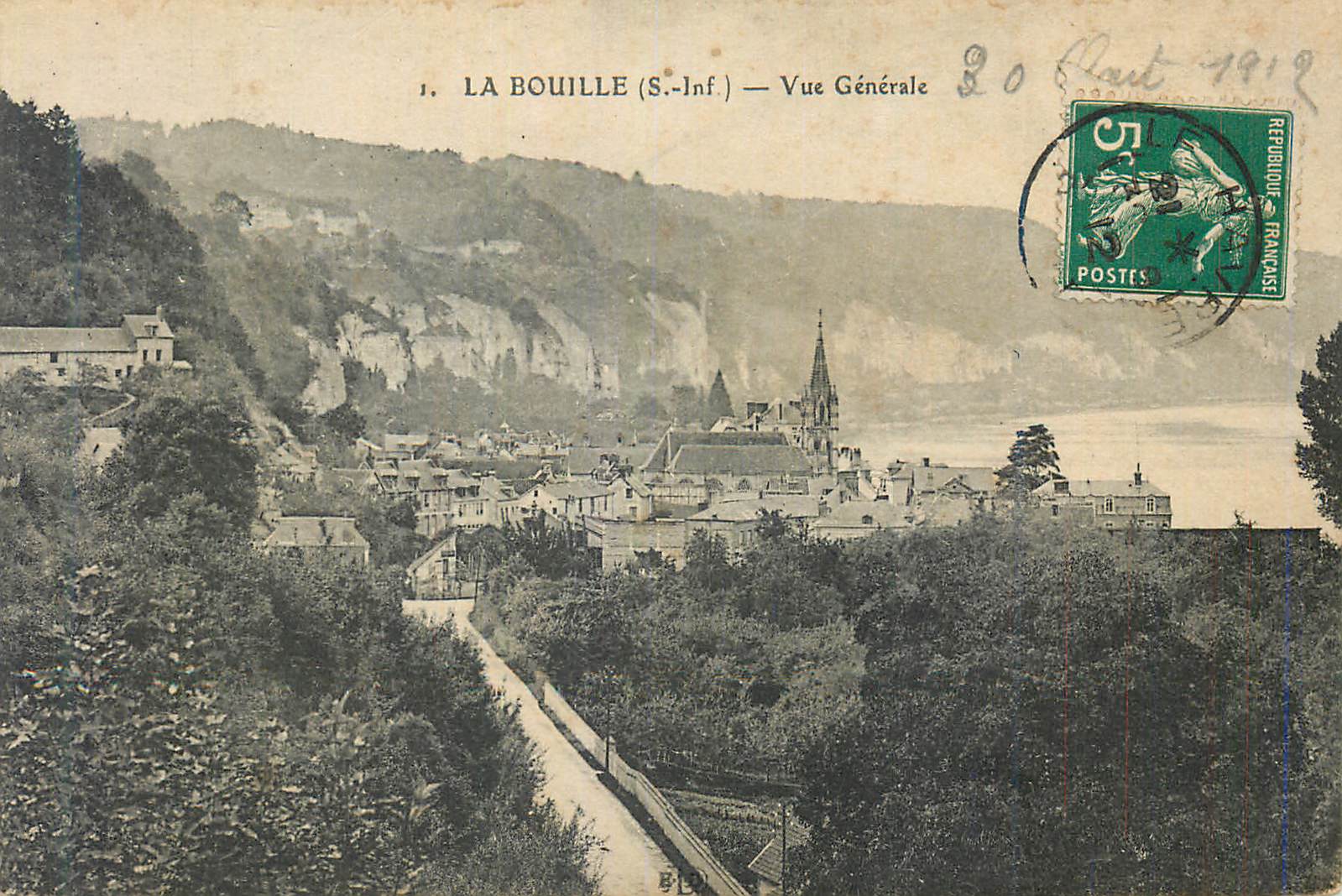 CPA La Bouille (S inf) Vue generale