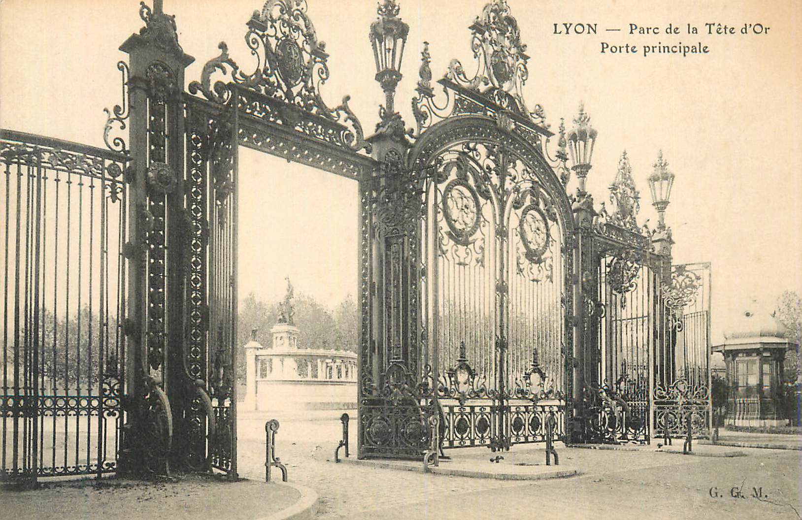 CPA Lyon Parc de la Tete d'Or Porte principale