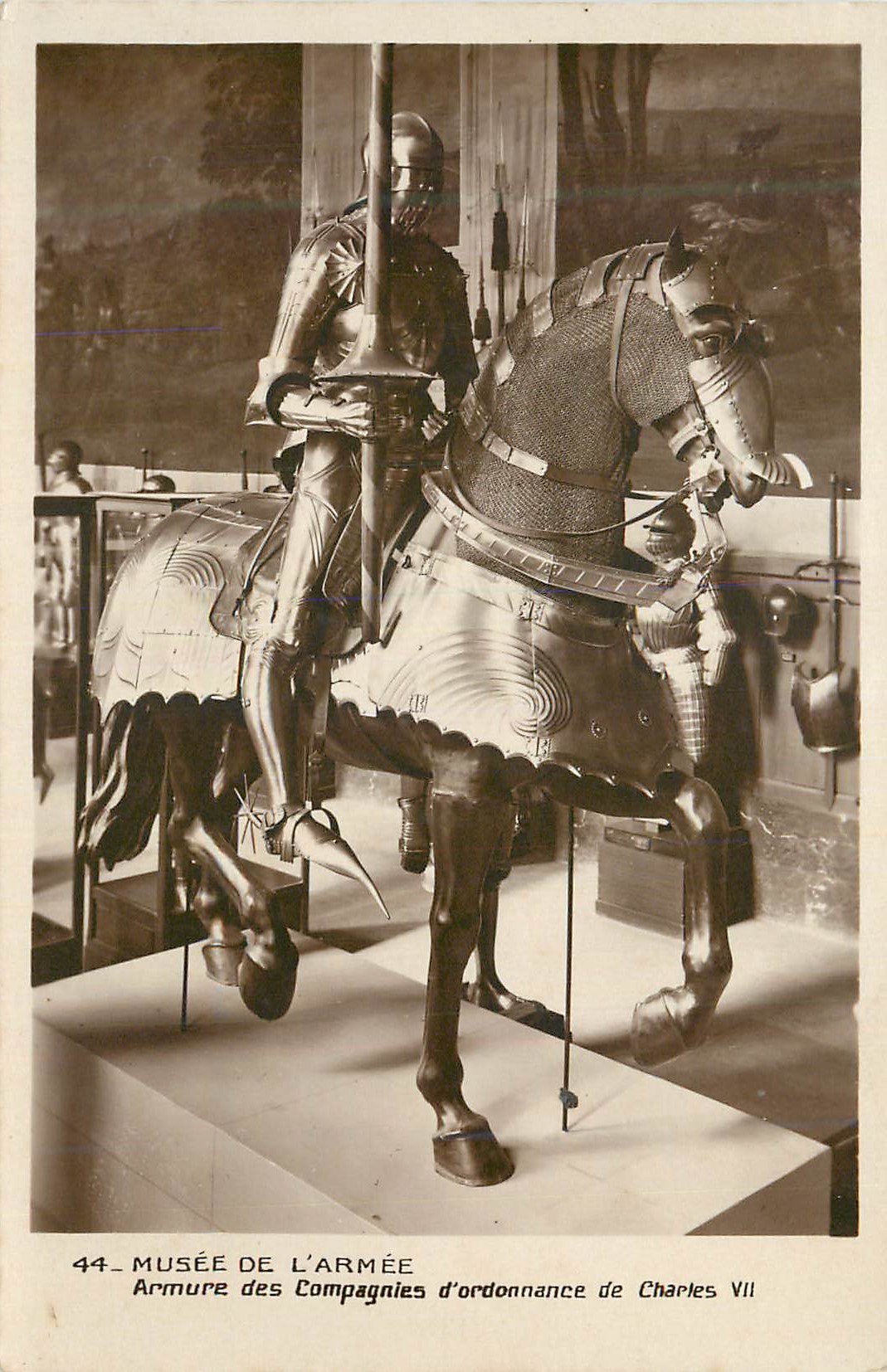 CPA Musee de l'Armee Armure des Compagnies d'ordonnance de Charles VII