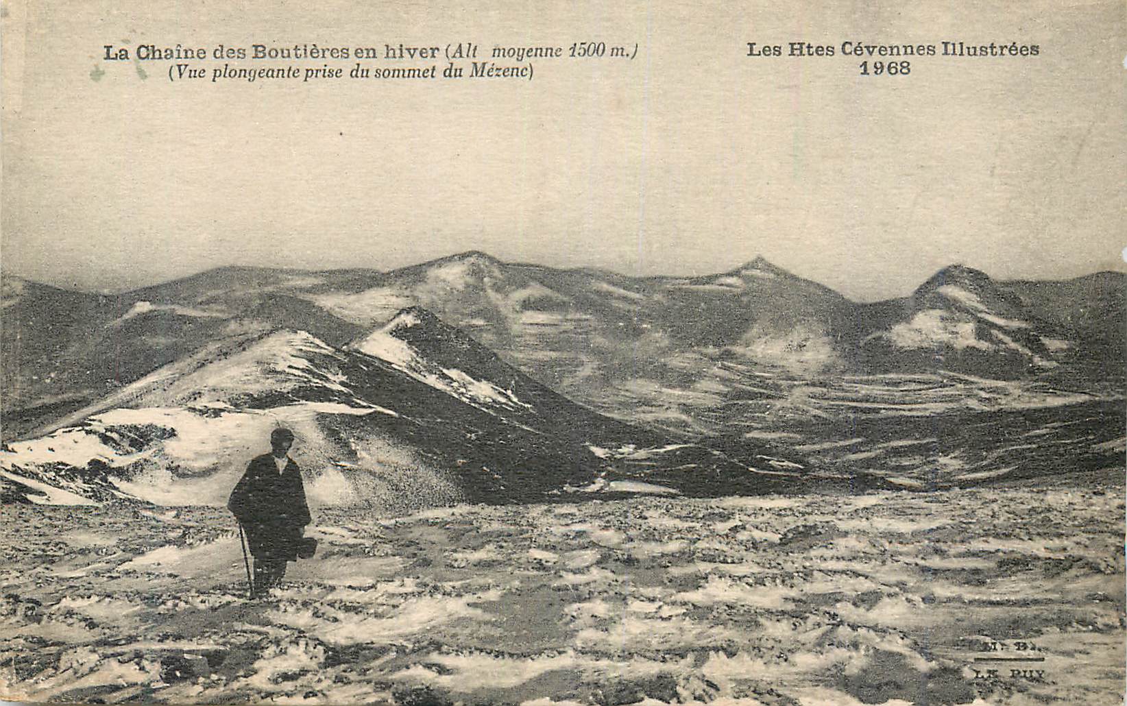 CPA La Chaine des Boutieres en hiver