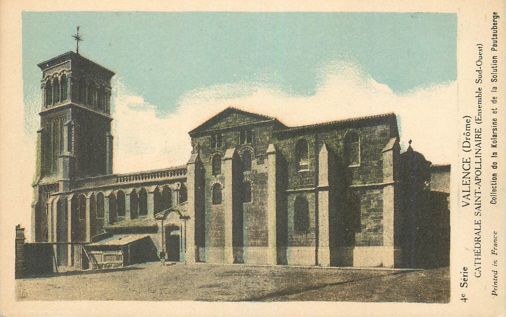 Cathédrale Saint-Paul d'Autun — Vue de l'ensemble sud-ouest — Collection de la Kolarsine (Drôme)