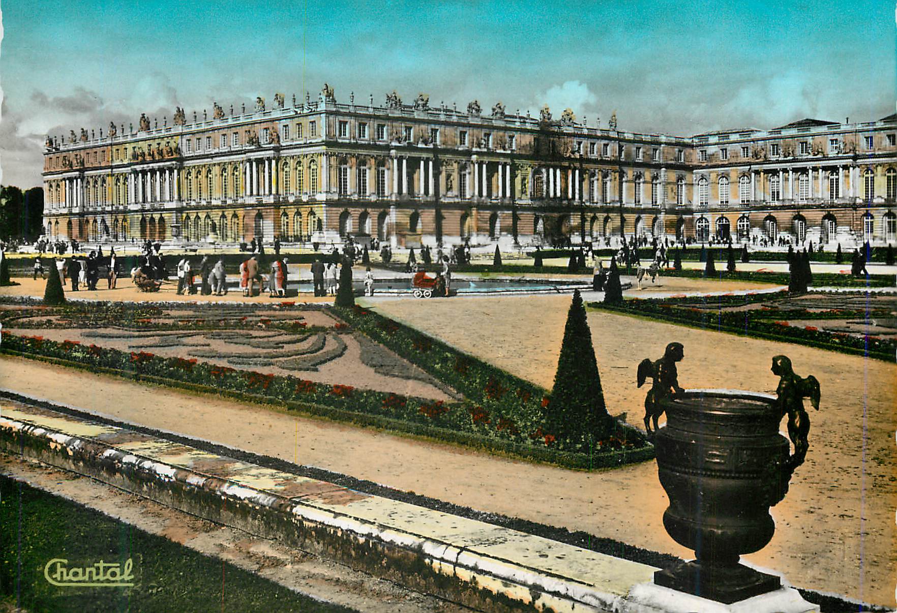 Château de Versailles — Jardin à la française — éditeur Chantal