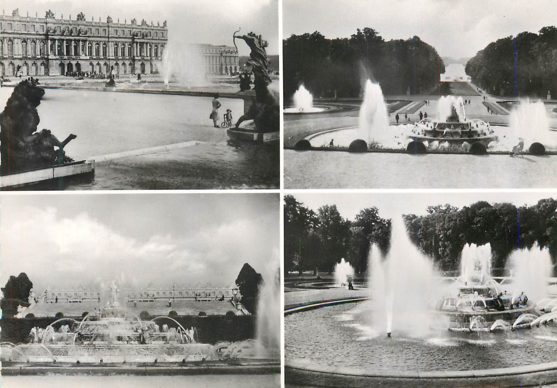 CPM Versailles Le Bassin de Latone Grandes Eaux et le Tapis Vert