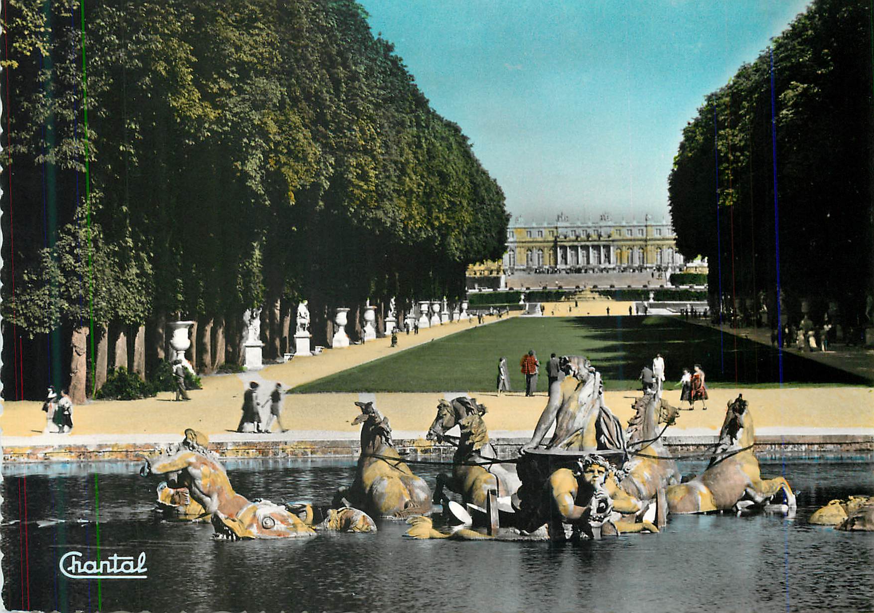 Château de Versailles — Fontaine de la Barrière — éditeur Chantal