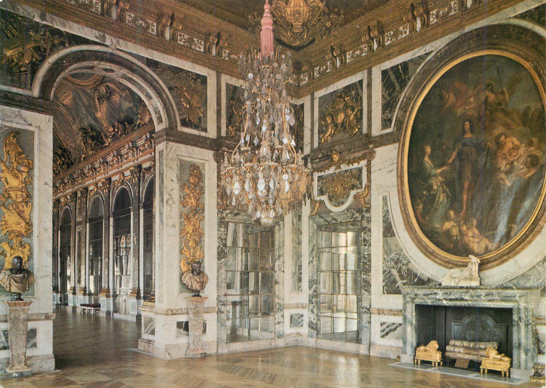 CPM Versailles Le Salon de la Paix Acheve en 1686