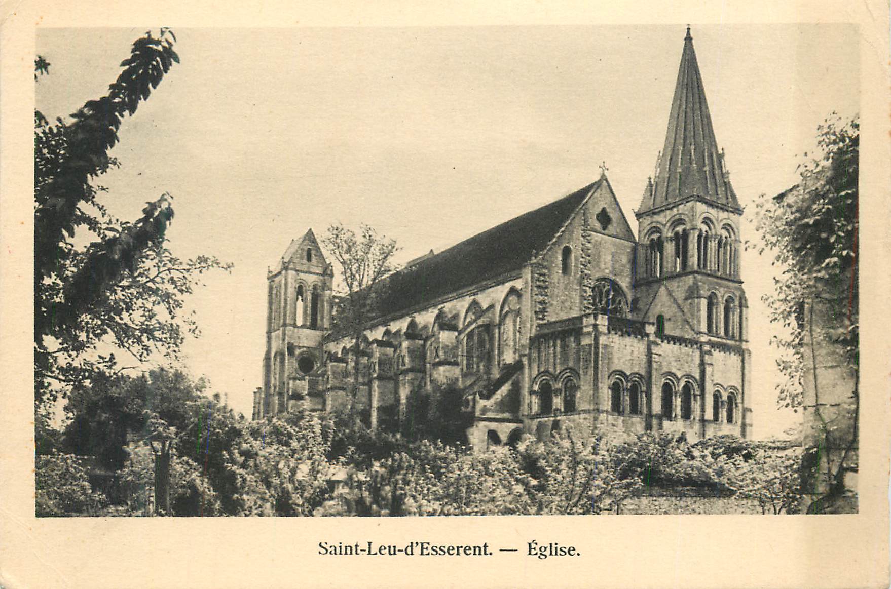 CPA Saint Leu d'Esserent Eglise