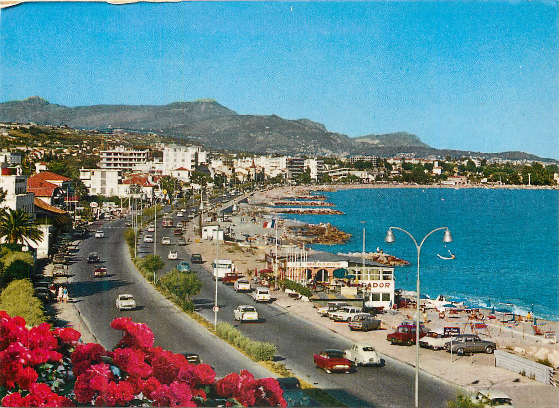 CPM Gros de Cagnes Cote d'Azur French Riviera Vue generale La plage