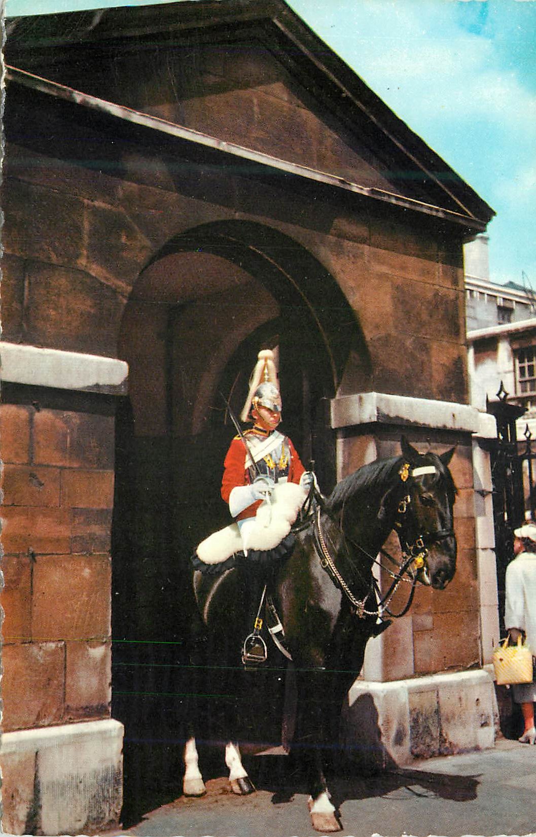 CPM A lifeguardian on duty Whitehall London Militaria
