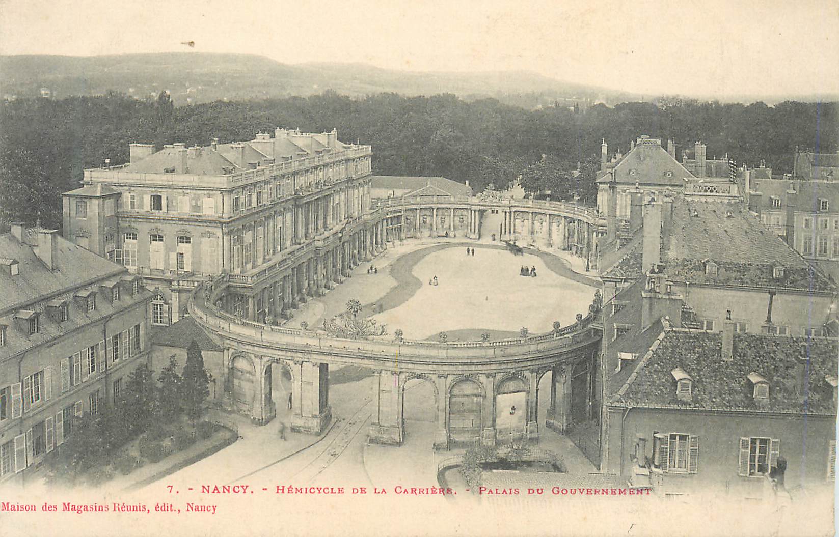 CPA Nancy Hemicycle de la Carriere Palais du Gouvernement