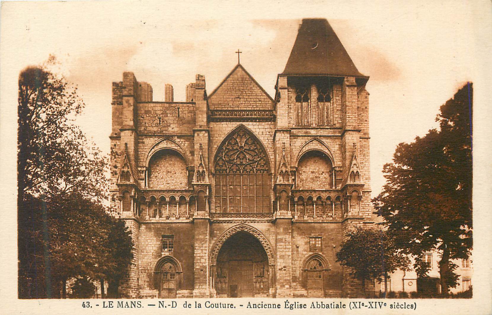Le Mans — N.-D. de la Couture — Ancienne Église Abbatiale (XIe-XIVe siècles)