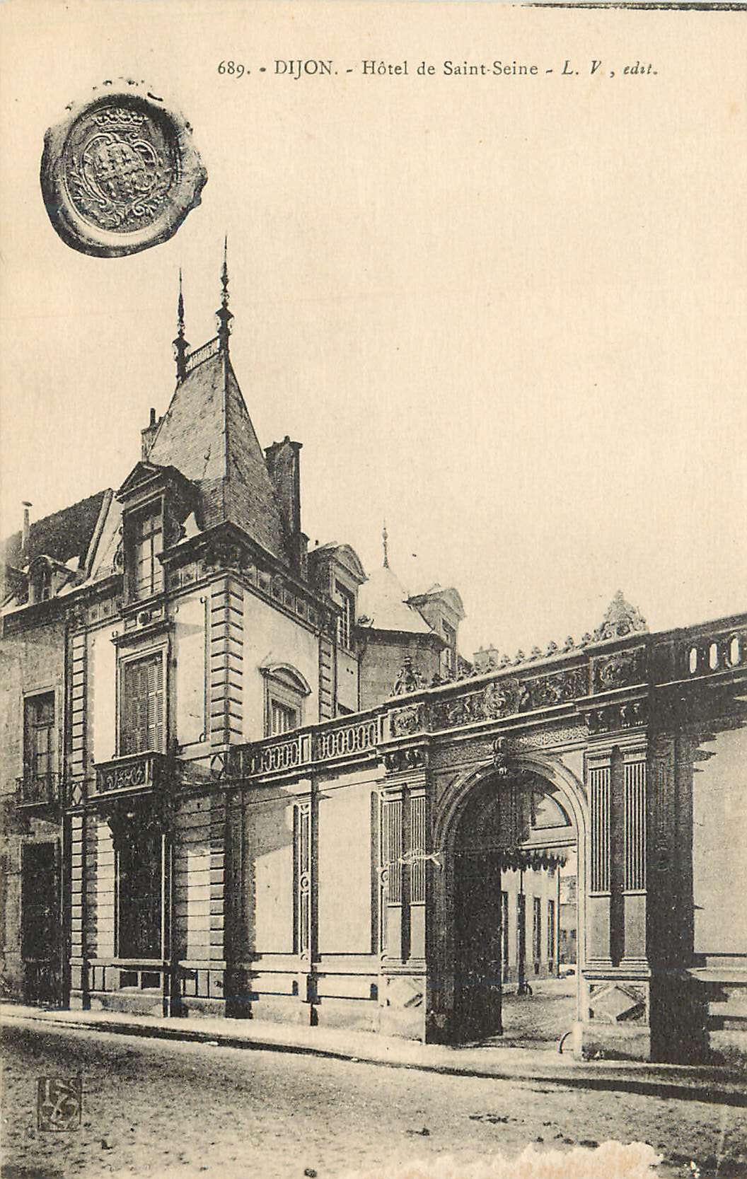 CPA Dijon Hotel de Saint Seine L V