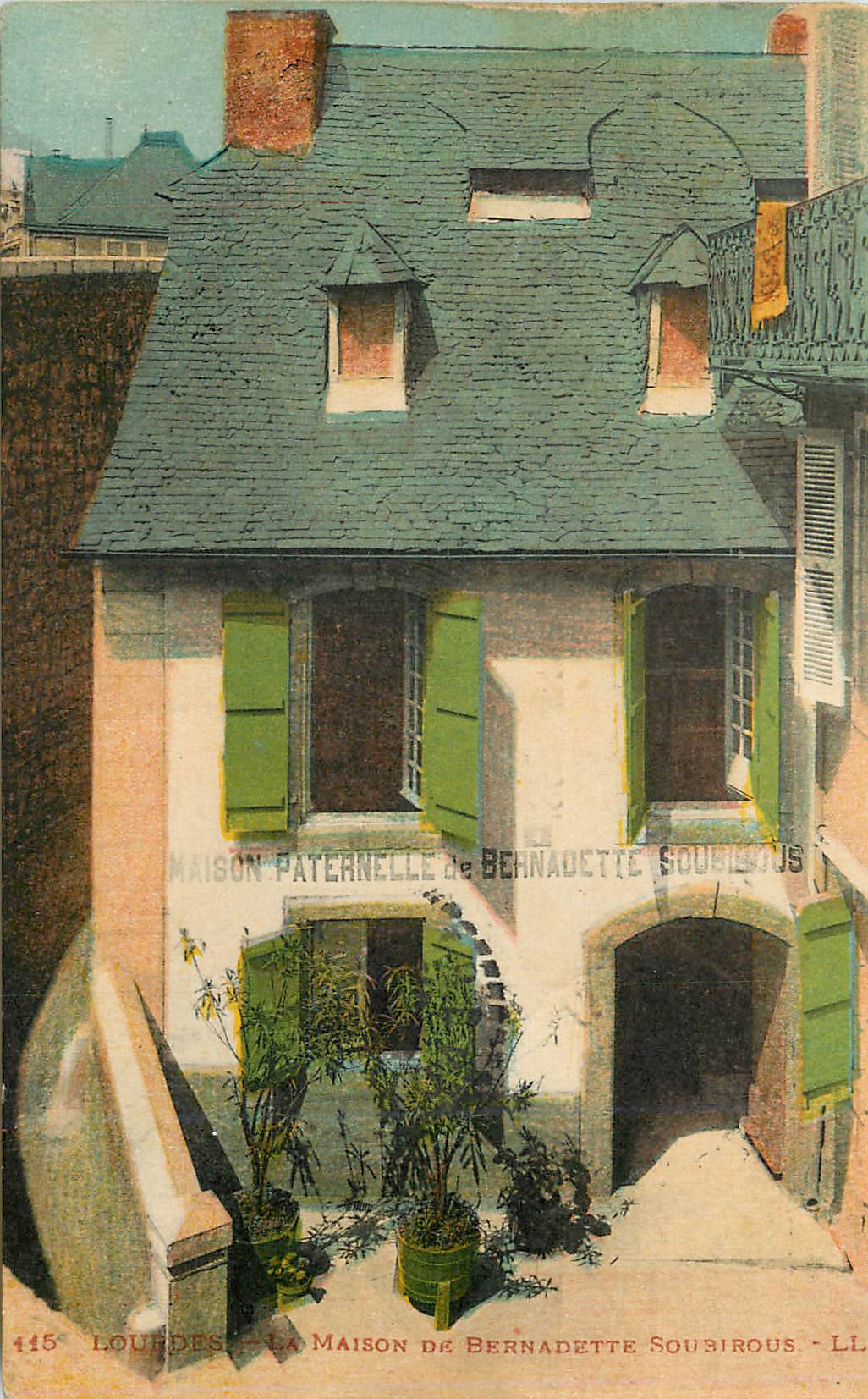 CPA Lourdes La Maison de Bernadette Sousirous