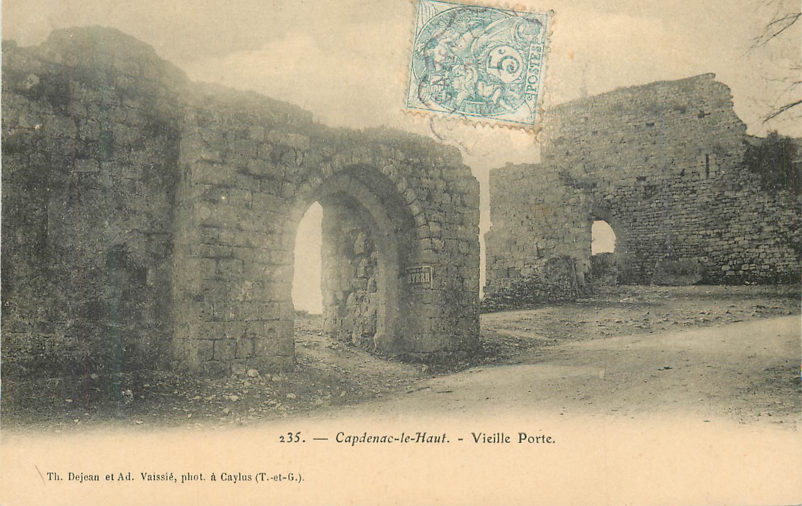 CPA Capdenac le Haut Vieille Porte