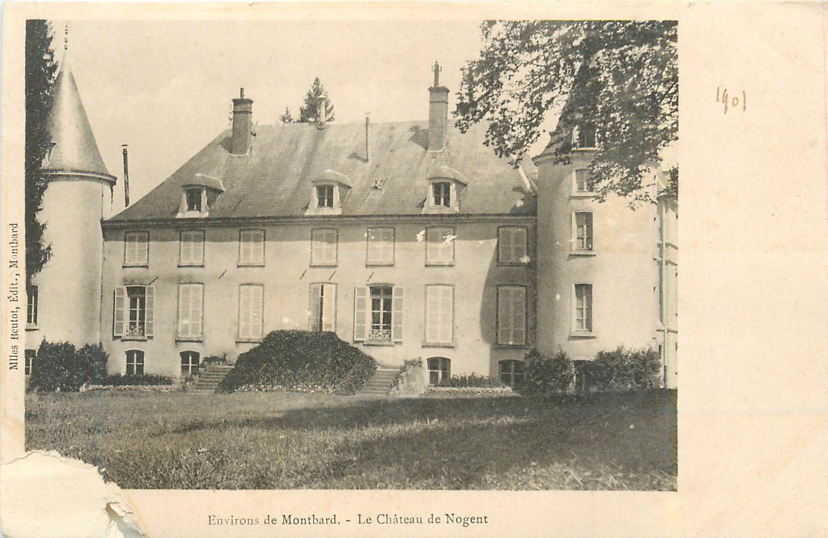 CPA Environs de Montbard Le Chateau de Nogent