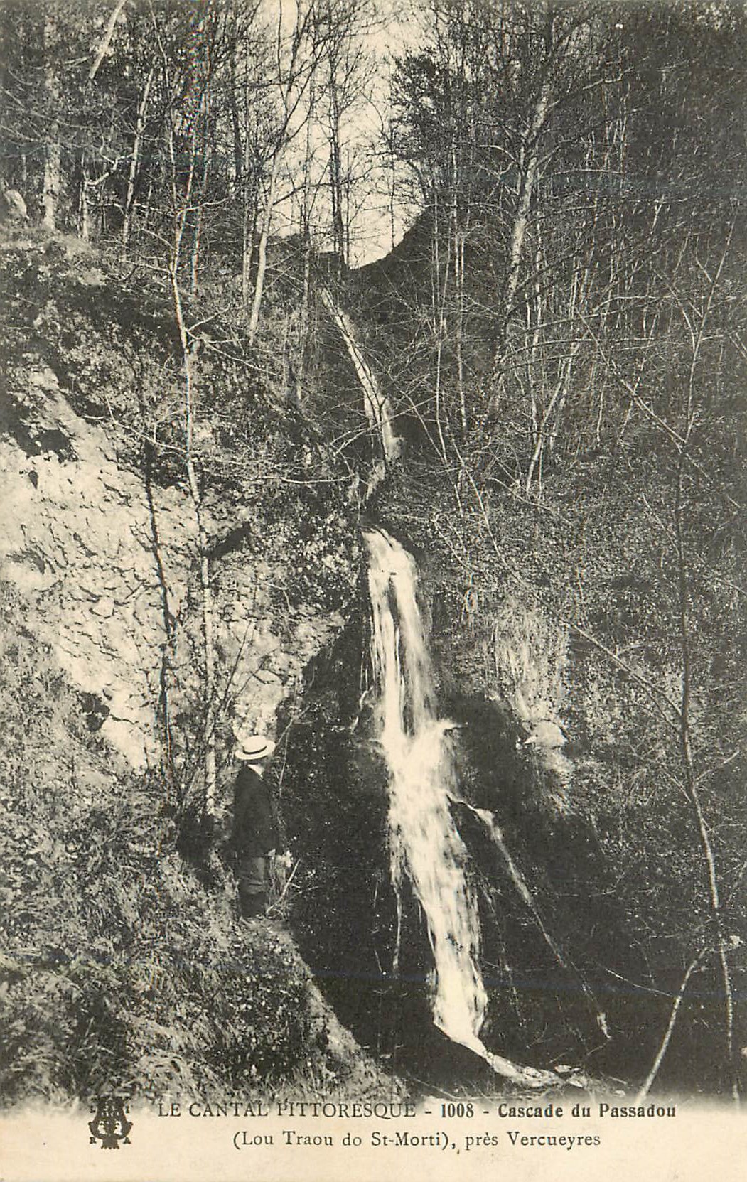 CPA Cantal Pittoresque 1008 Cascade du Passadou (Lou Traon de St Morti) Pres Vercueyres