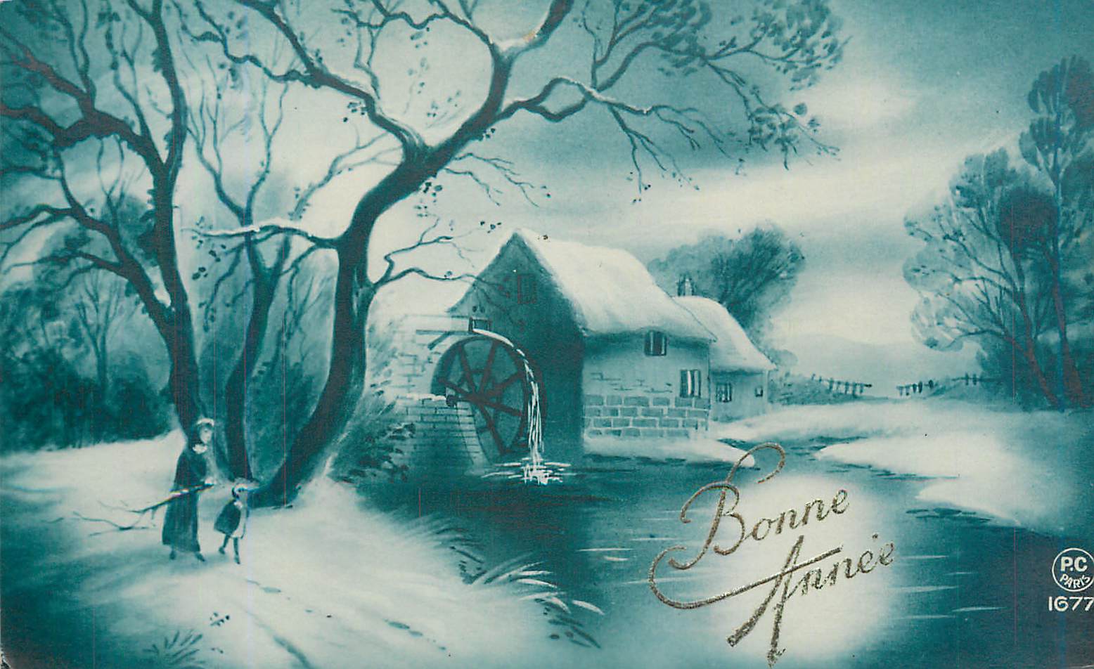CPA Bonne annee 