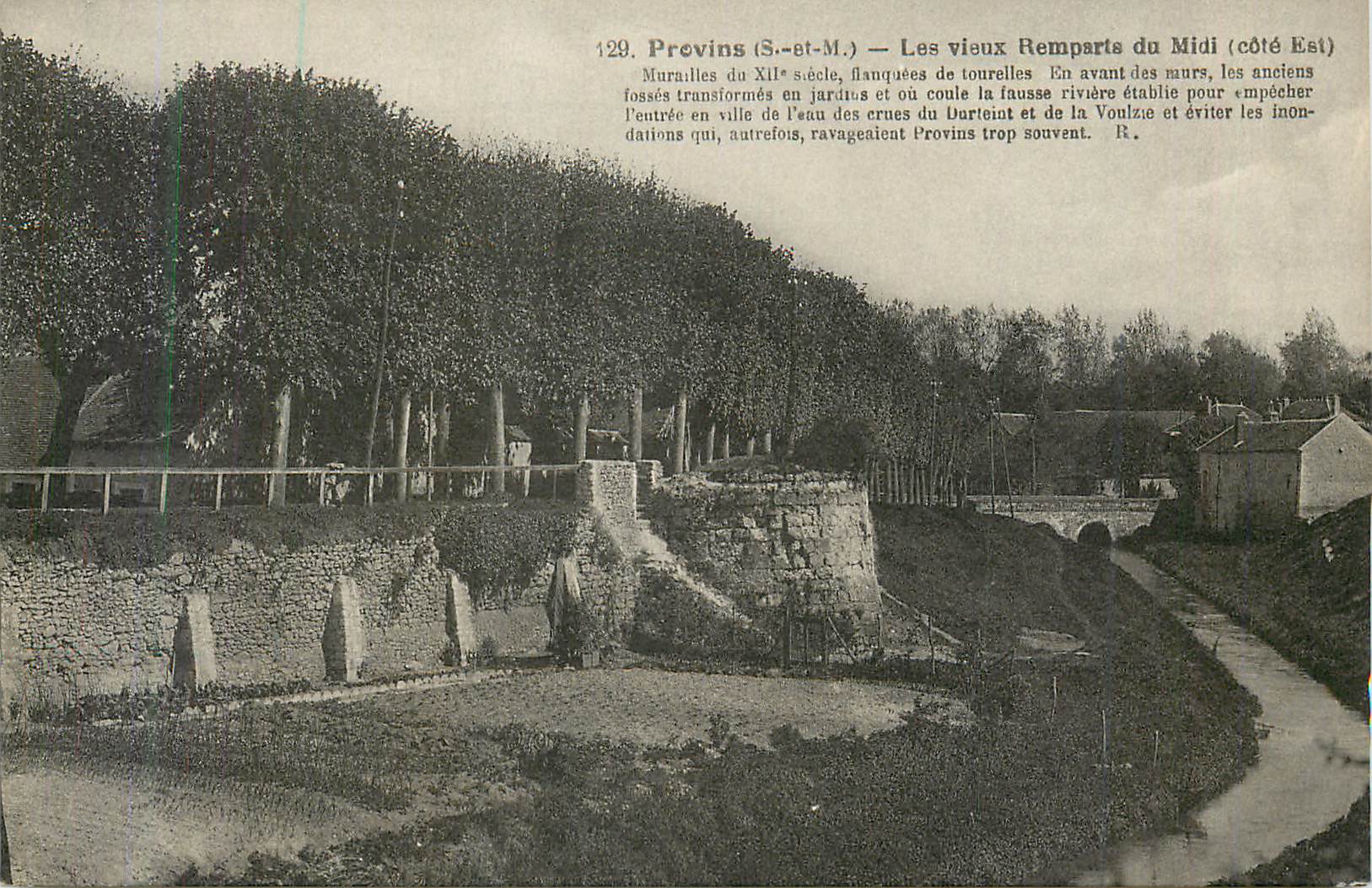 Provins (S.-et-M.) — Les vieux Remparts du Midi (côté Est) — R. — n° 129