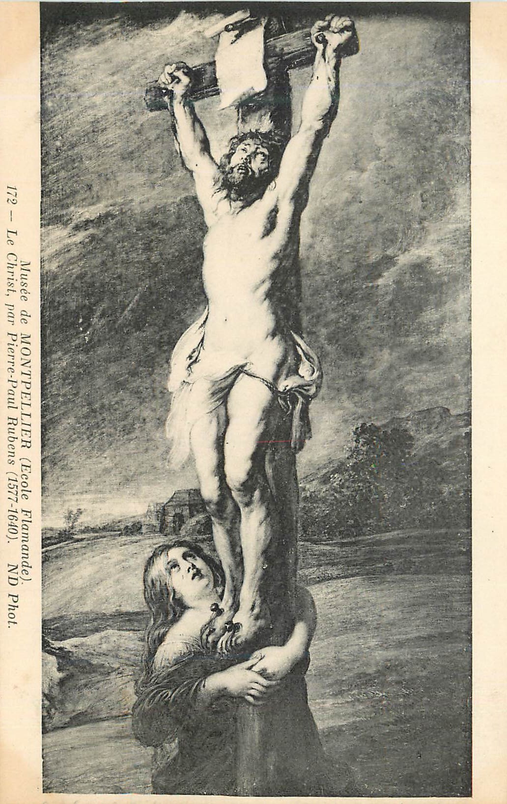 CPA Musee de Montpellier (Ecole Bolonaise) Le Christ par Pierre Paul Rubens (1577 1640)