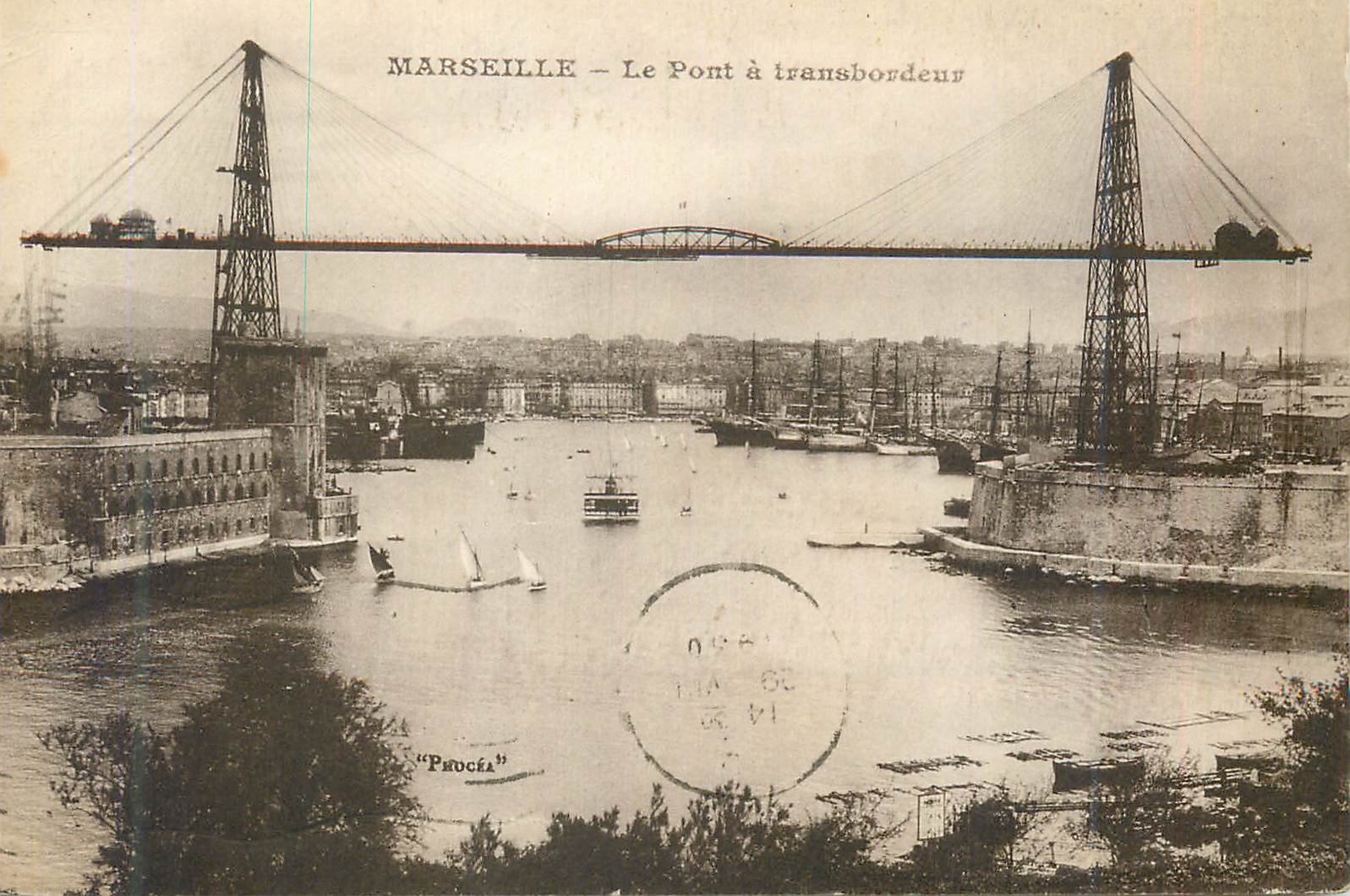 CPA Marseille Le Pont a Transbordeur