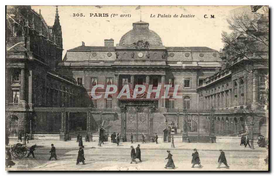 Paris CPA Le palais de justice