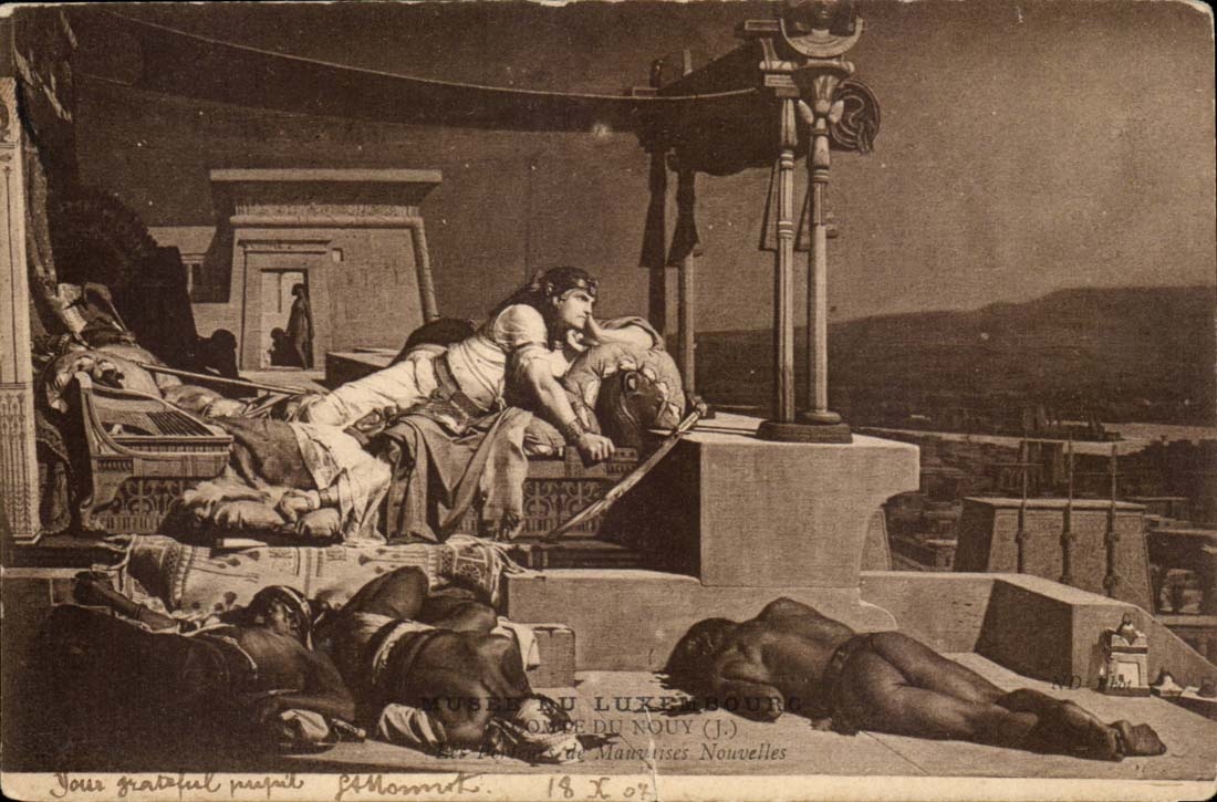 Musee du Luxembourg CµPA Comte du Nouy les porteurs de mauvaises nouvelles