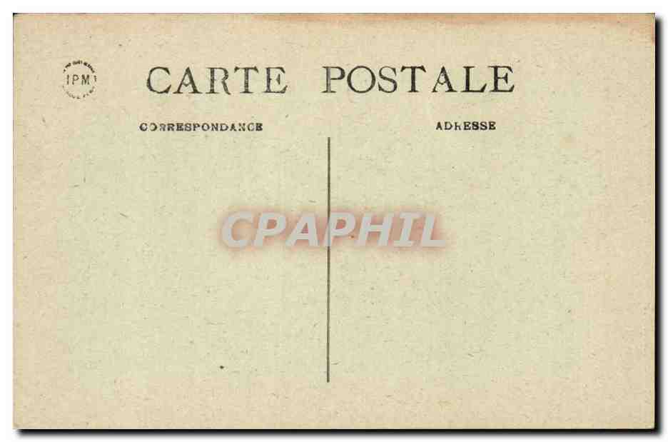 Paris CPA La chambre des deputes — Rückseite