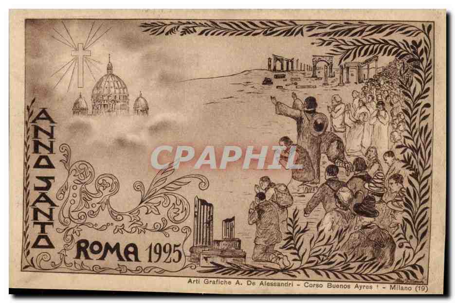 Italie Italia Roma CPA Anna SAnto 1925 