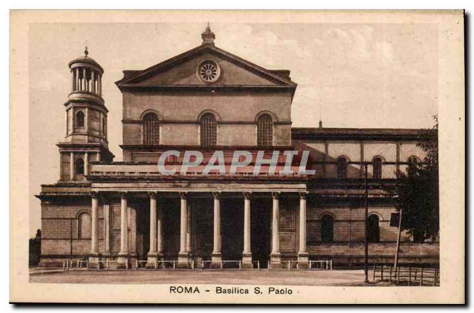 Italie Italia Roma CPA Basilica S PAolo