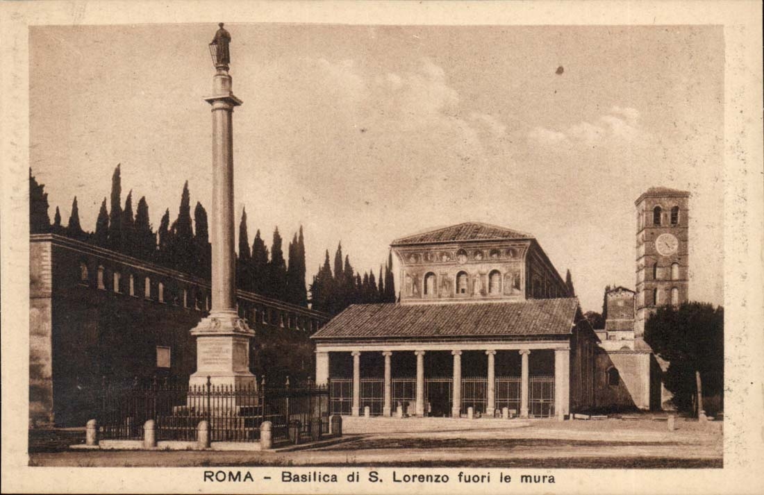 Italie Italia Roma CPA Basilica di S Lorenzo fuori le mura
