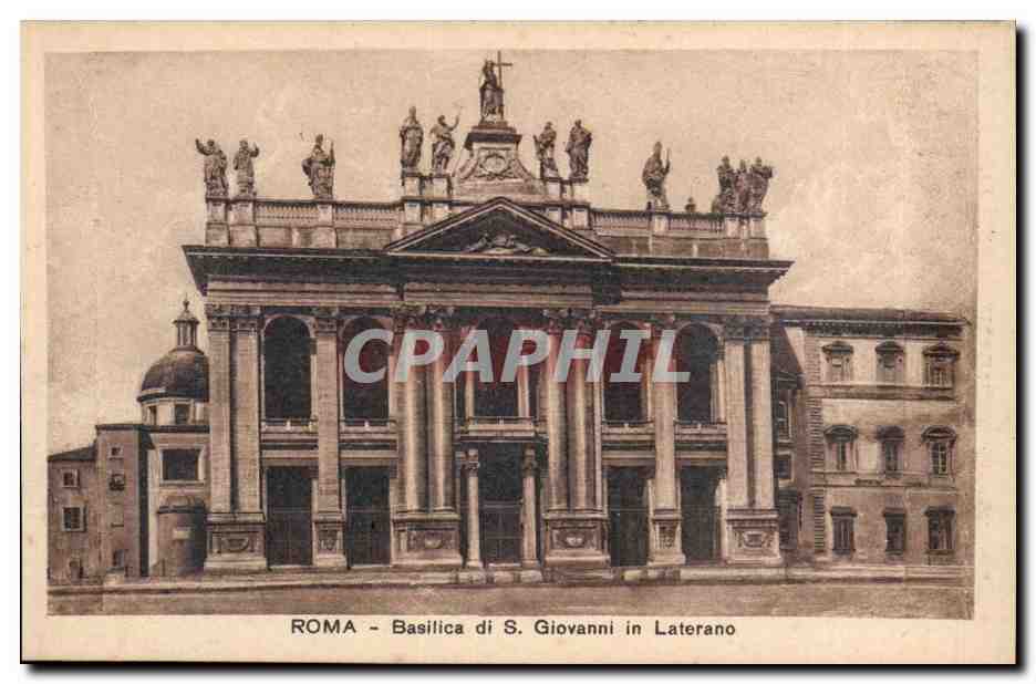 Italie Italia Roma CPA Basilica di S Giovanni in Laterano