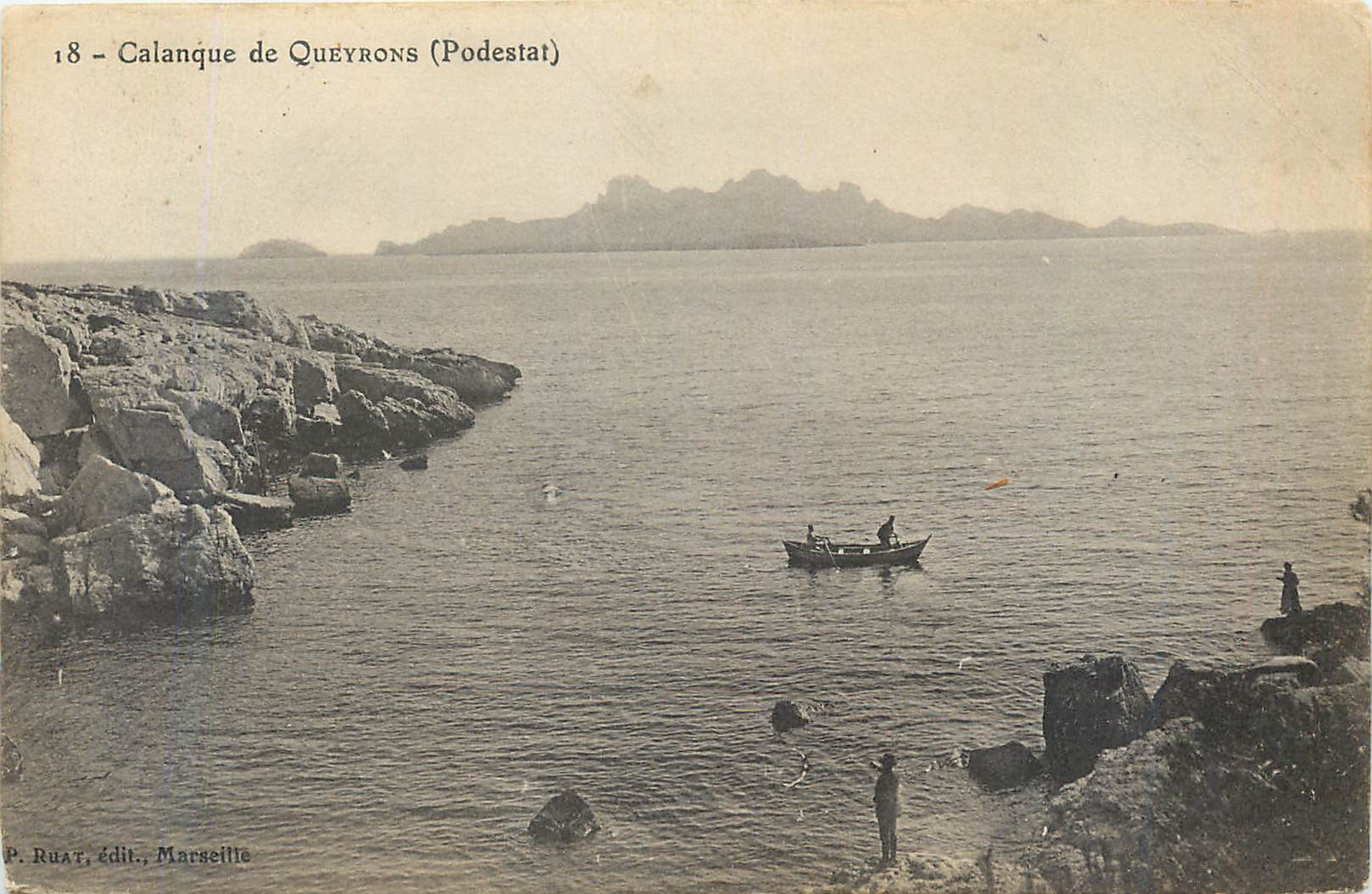 CPA Calanque de Queyrons (Podestat) Marseille