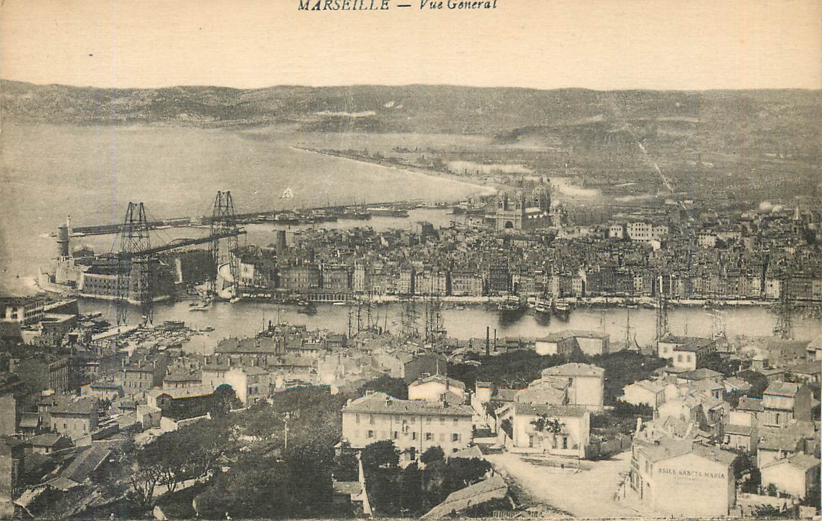 CPA Marseille Vue General