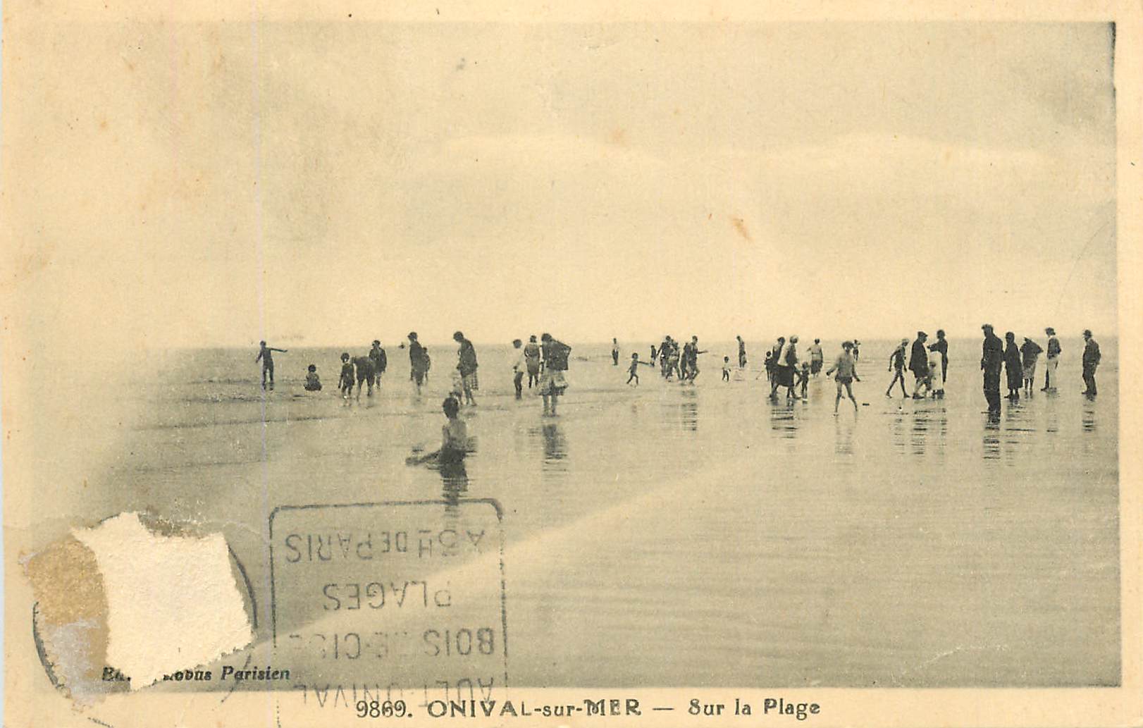 CPA Onival sur Mer Sur la Plage
