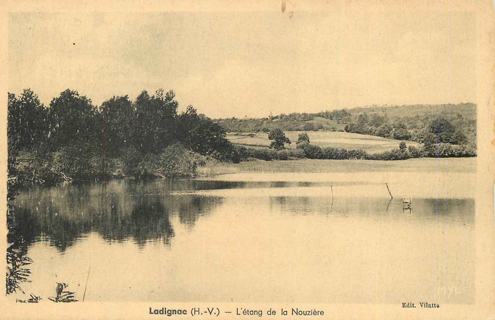 CPA Ladignac (H V) L'etang de la Nouziere
