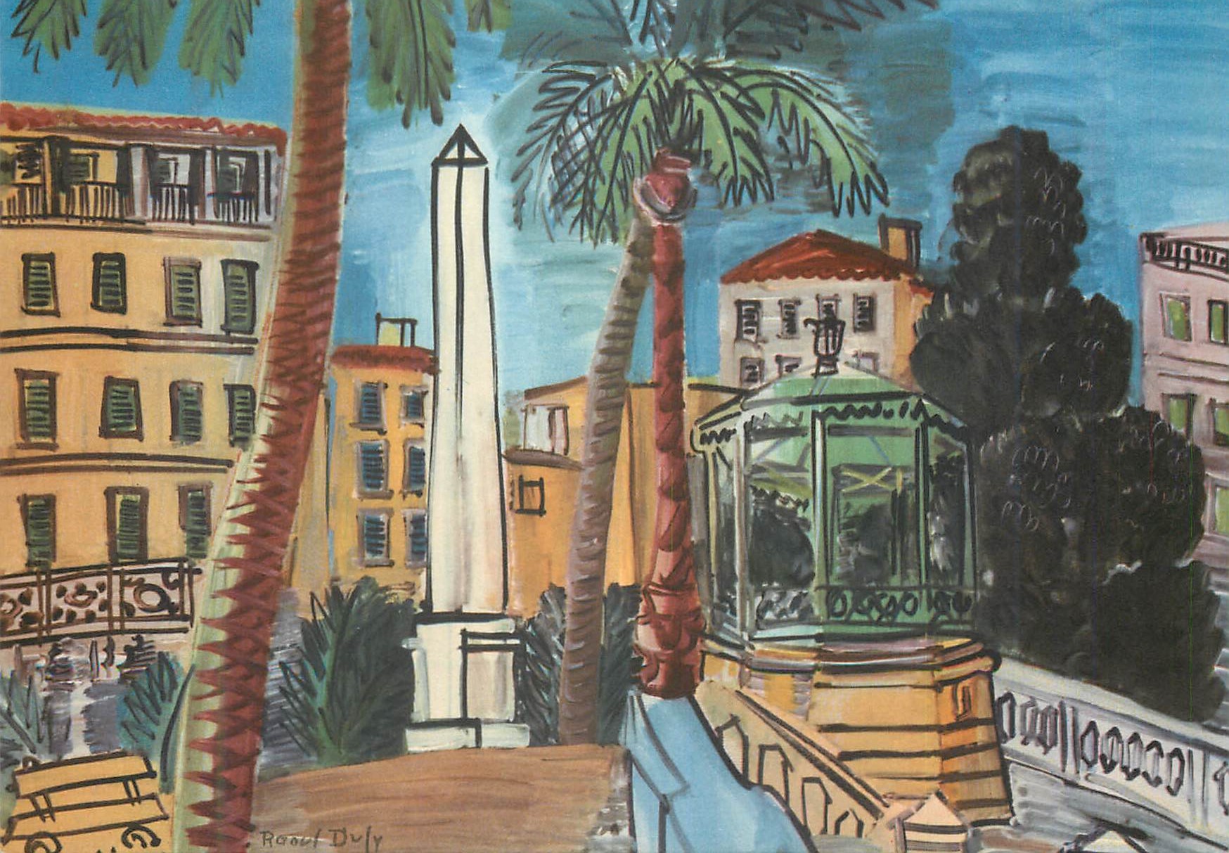 CPM Dufy (1877 1953) Montecarlo Milano