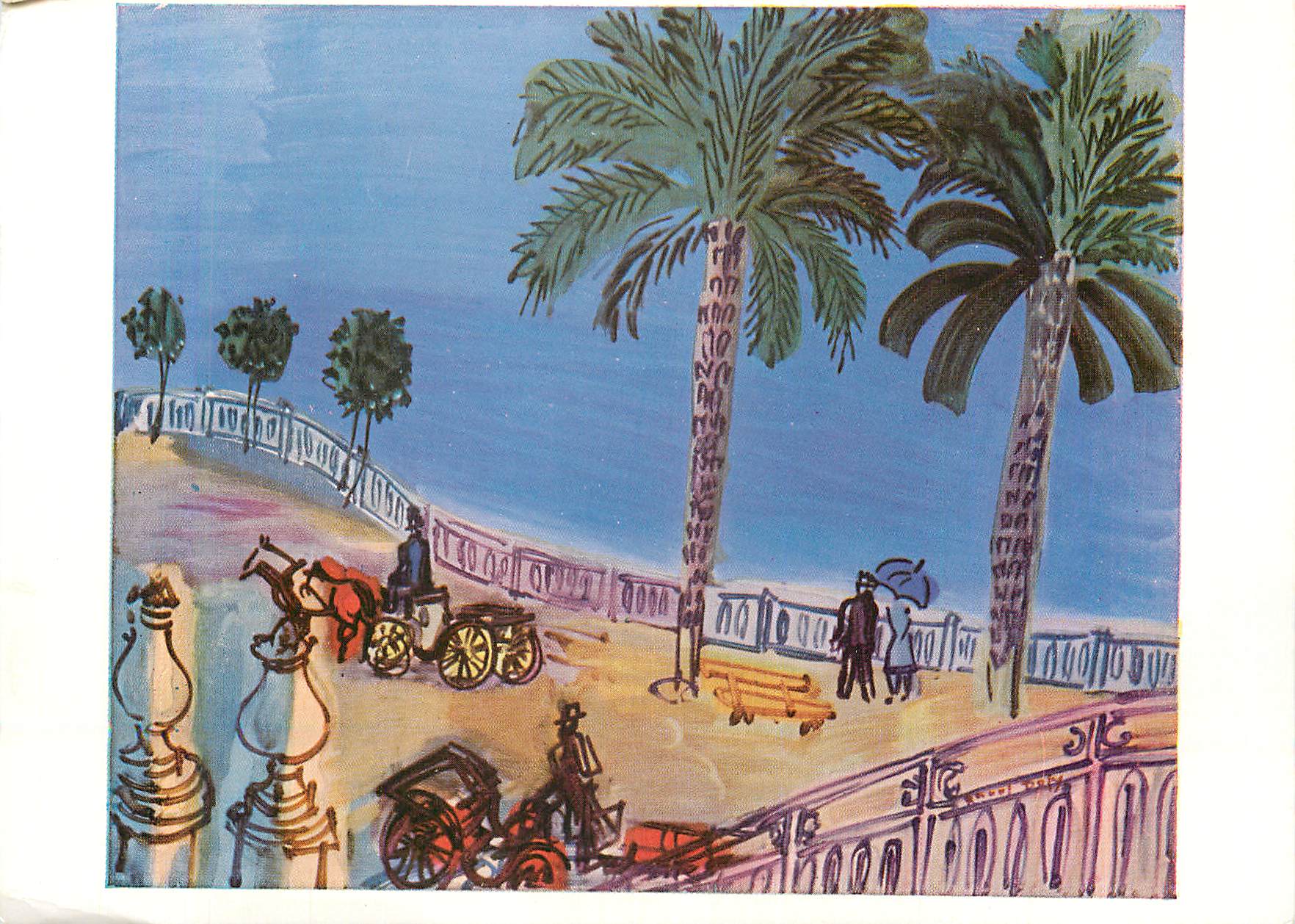 CPM Raoul Dufy(1877 1953) The Seafront at Nice 1932