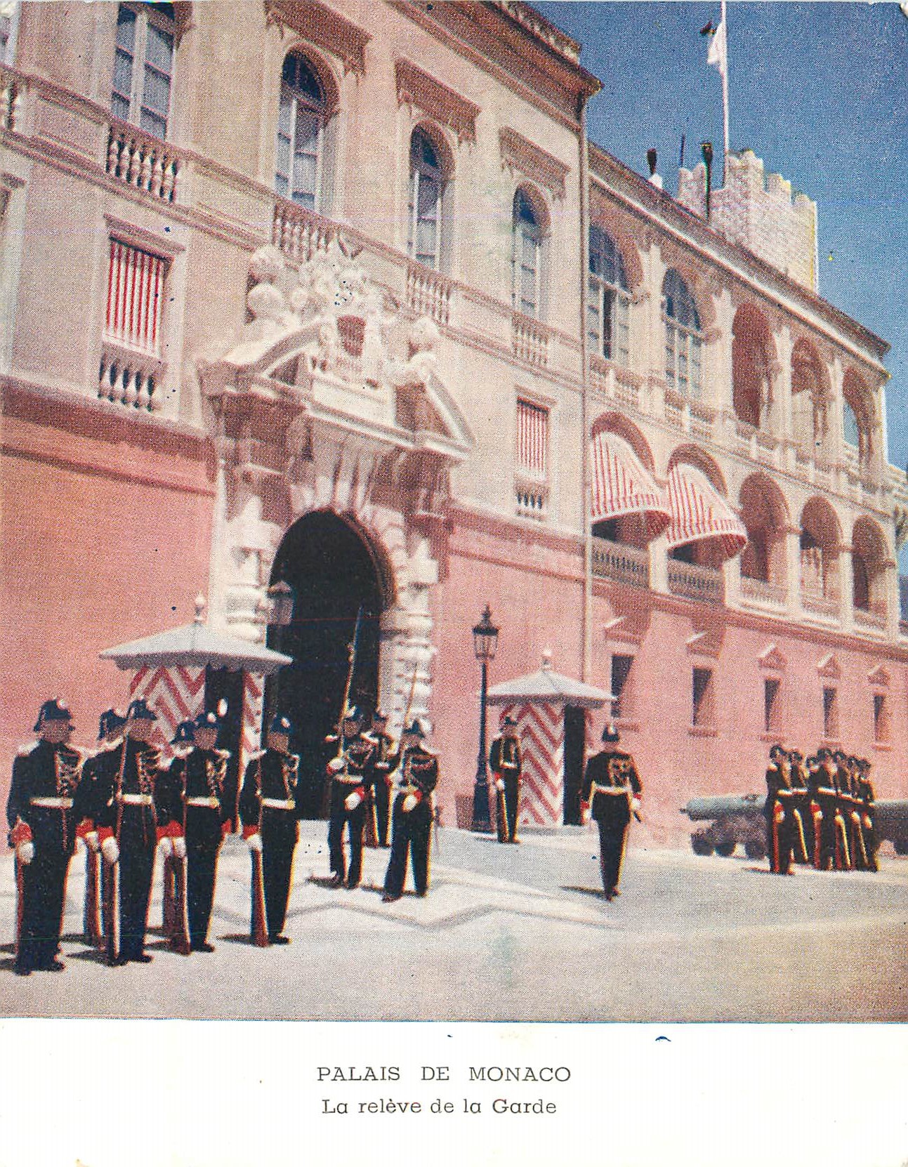 CPM Palais de Monaco La Releve de la Garde