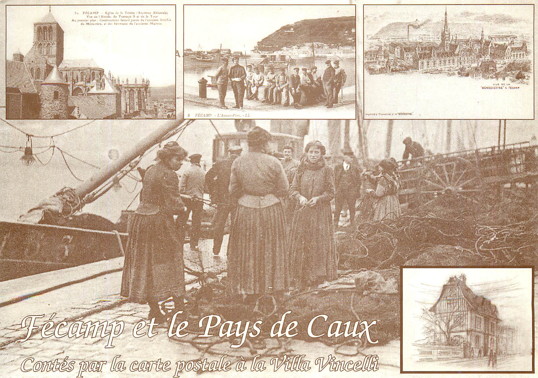 CPM Fecamp et le Pays de Caux Contes par la carte postale a la villa Vincelli