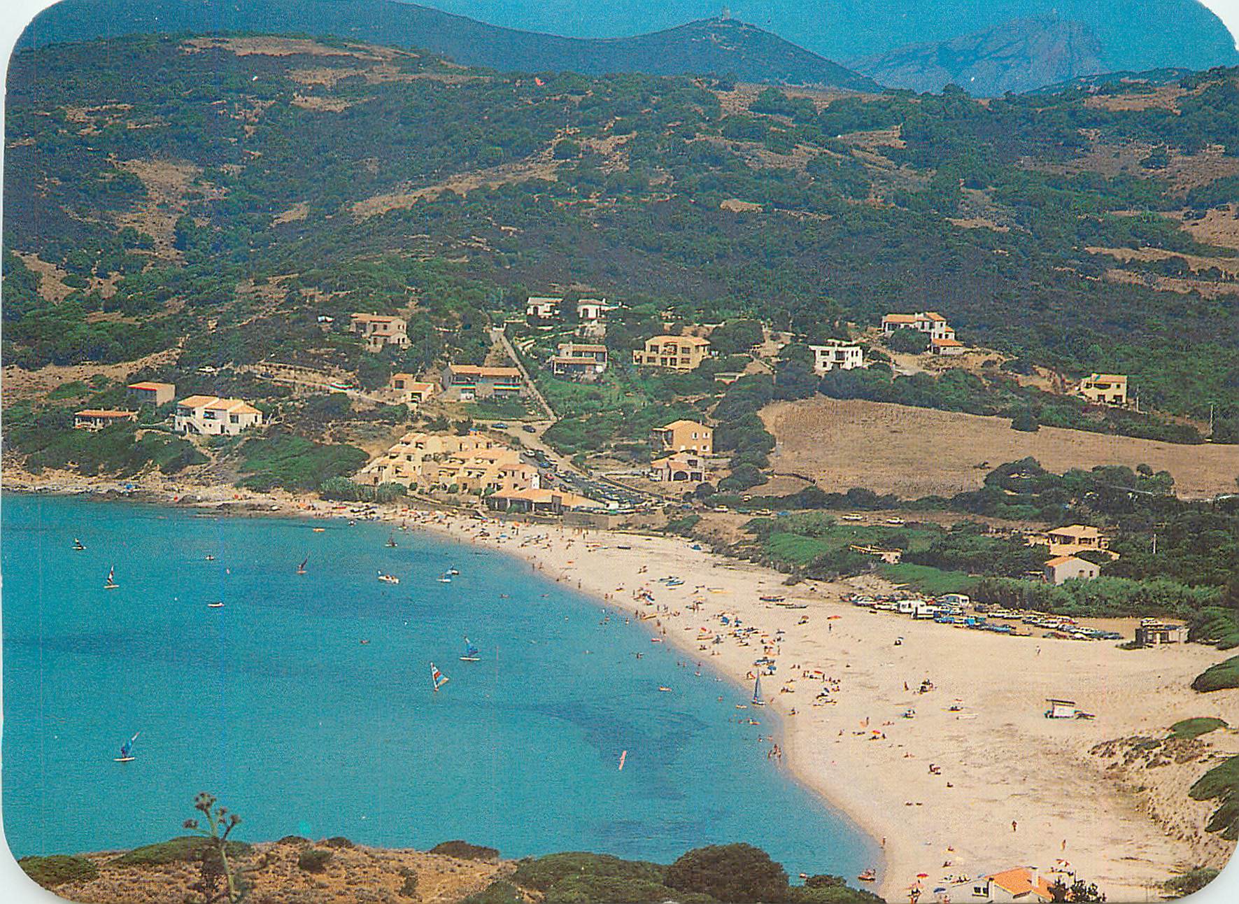 CPM Panorama de la Corse Cargese La vaste plage de sable fin du Pero