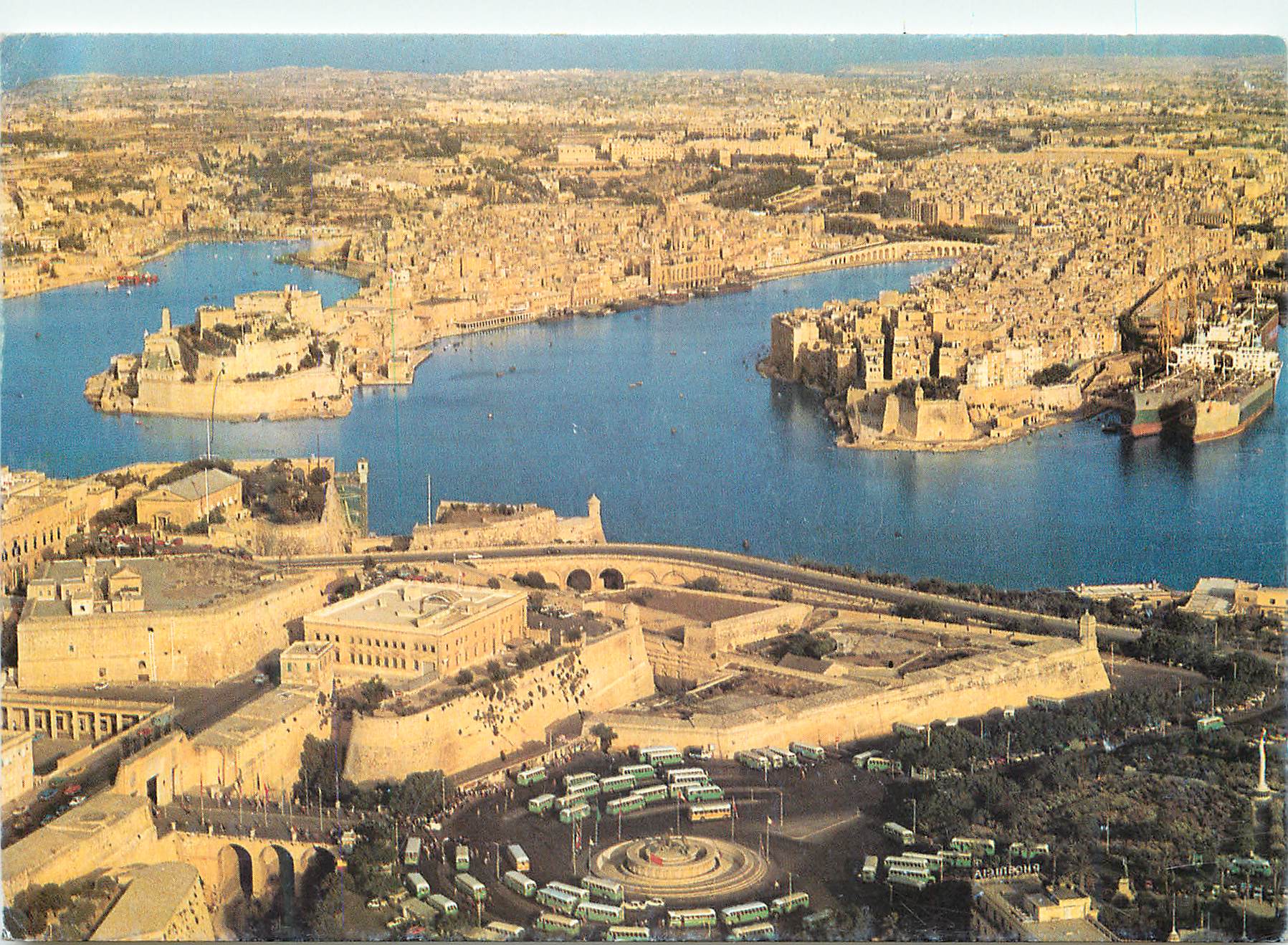 CPM Aerial View Dockyard Creek Grand Harbour Malta