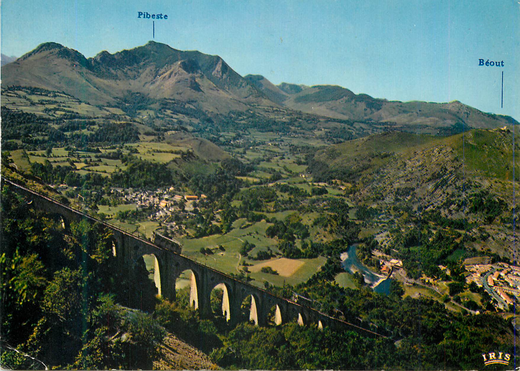 CPM Lourdes Funiculaire du Pic du Jer Vue sur le Pibeste et le Beout