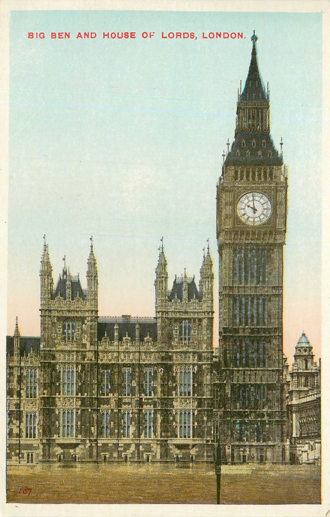 CPA Big Ben and House of Lords London