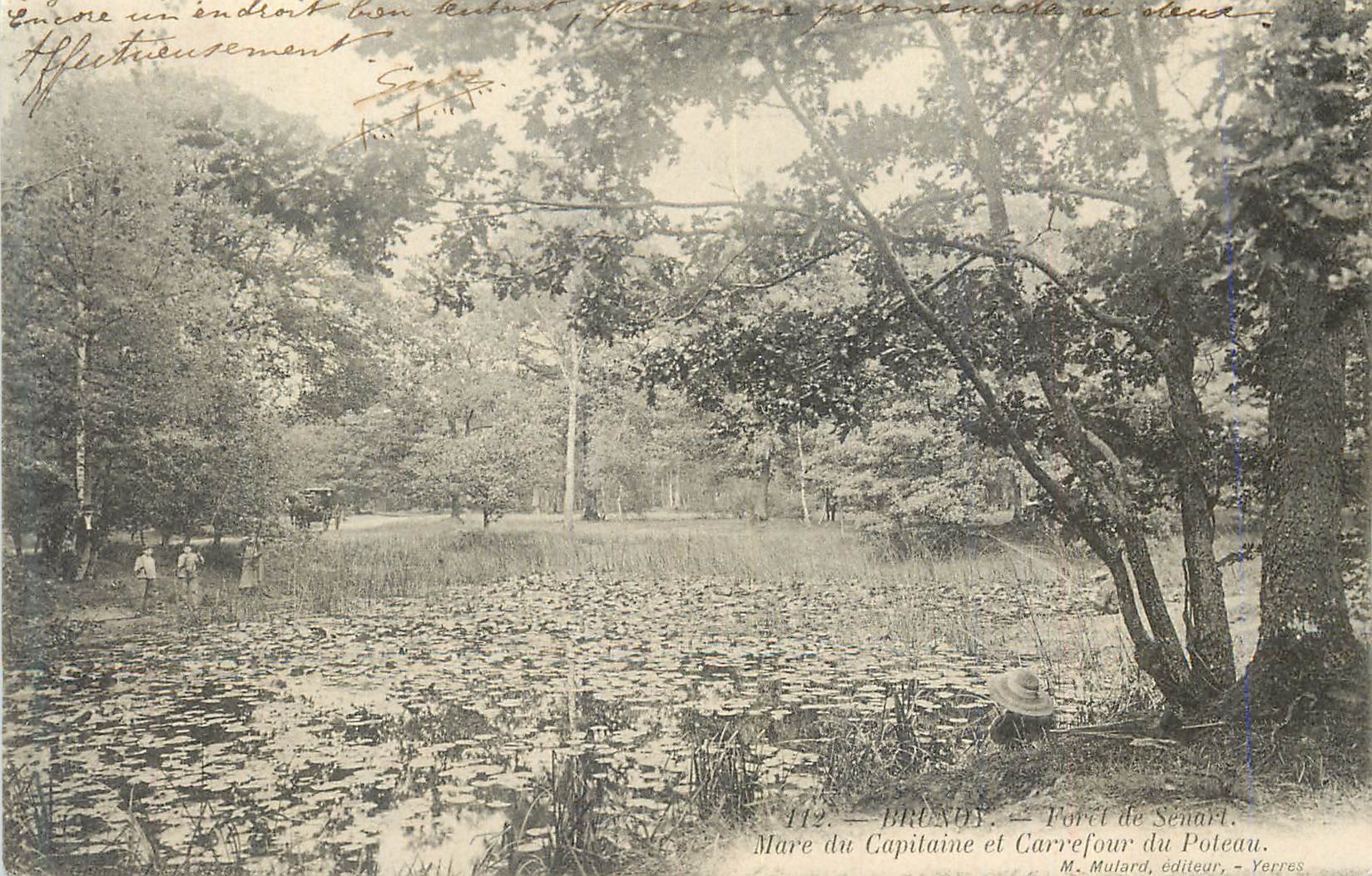 CPA Brunoy Foret de Senart Mare du Capitaine et Carrefour du Poteau