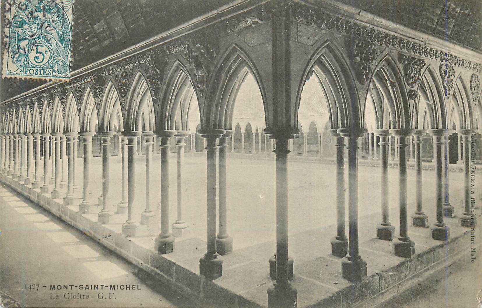 Mont-Saint-Michel — Le Cloître — G.F. n°1427 - Recto