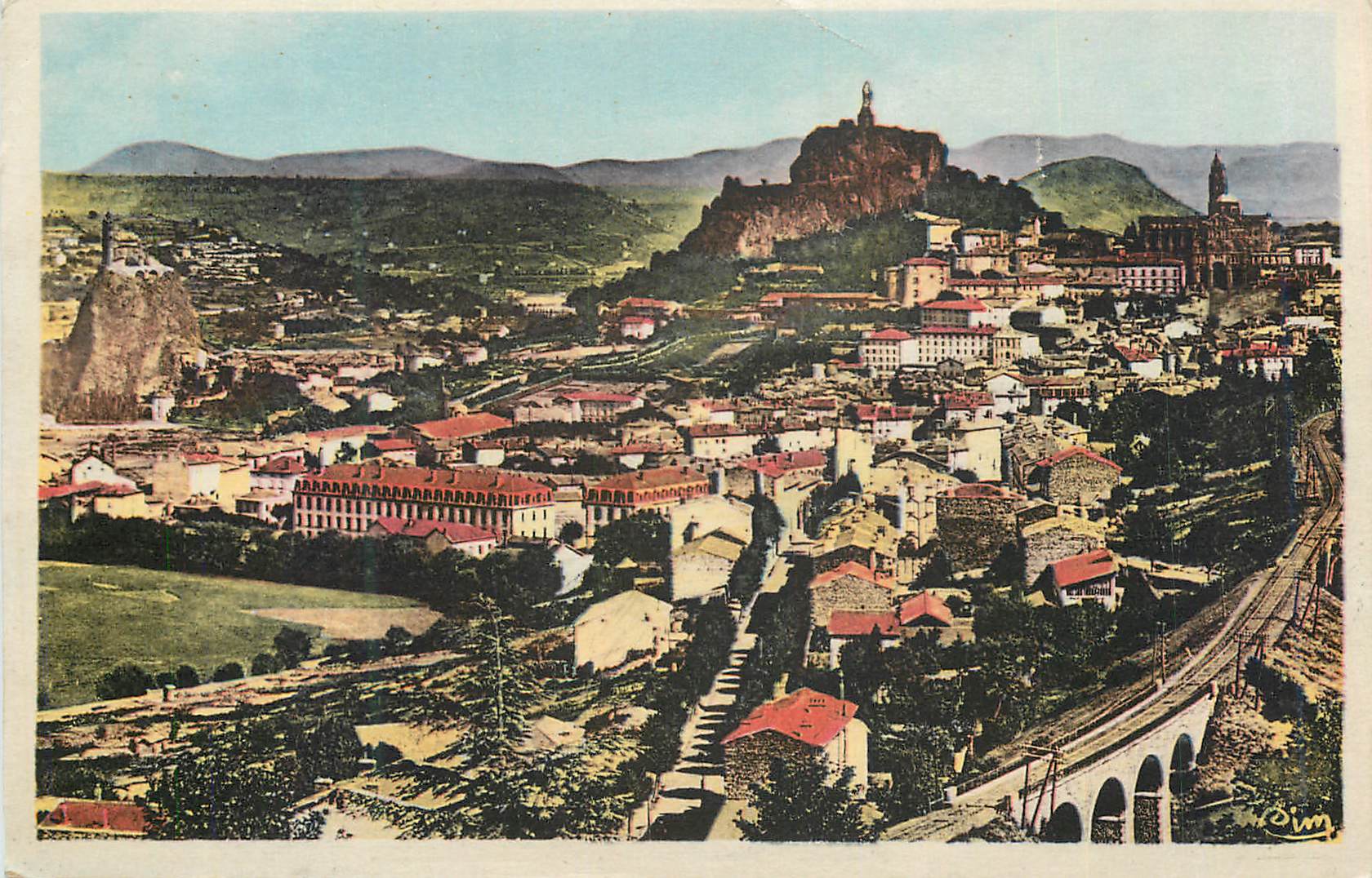 Vue panoramique de Saragosse — éditeur Sudim, n° de série non visible